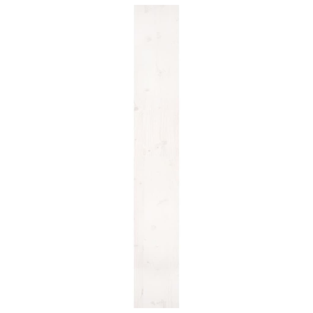 Grāmatu plaukts/istabas nodalījums, balts, 80x30x199,5cm, priede