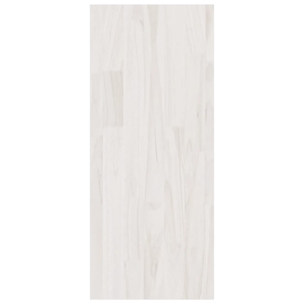 Grāmatu skapis/telpas sadalītājs, balts, 100x30x71,5cm, priede