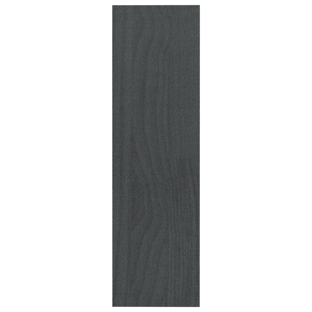 Spintelė knygoms/kambario pertvara, pilka, 100x30x103cm, pušis