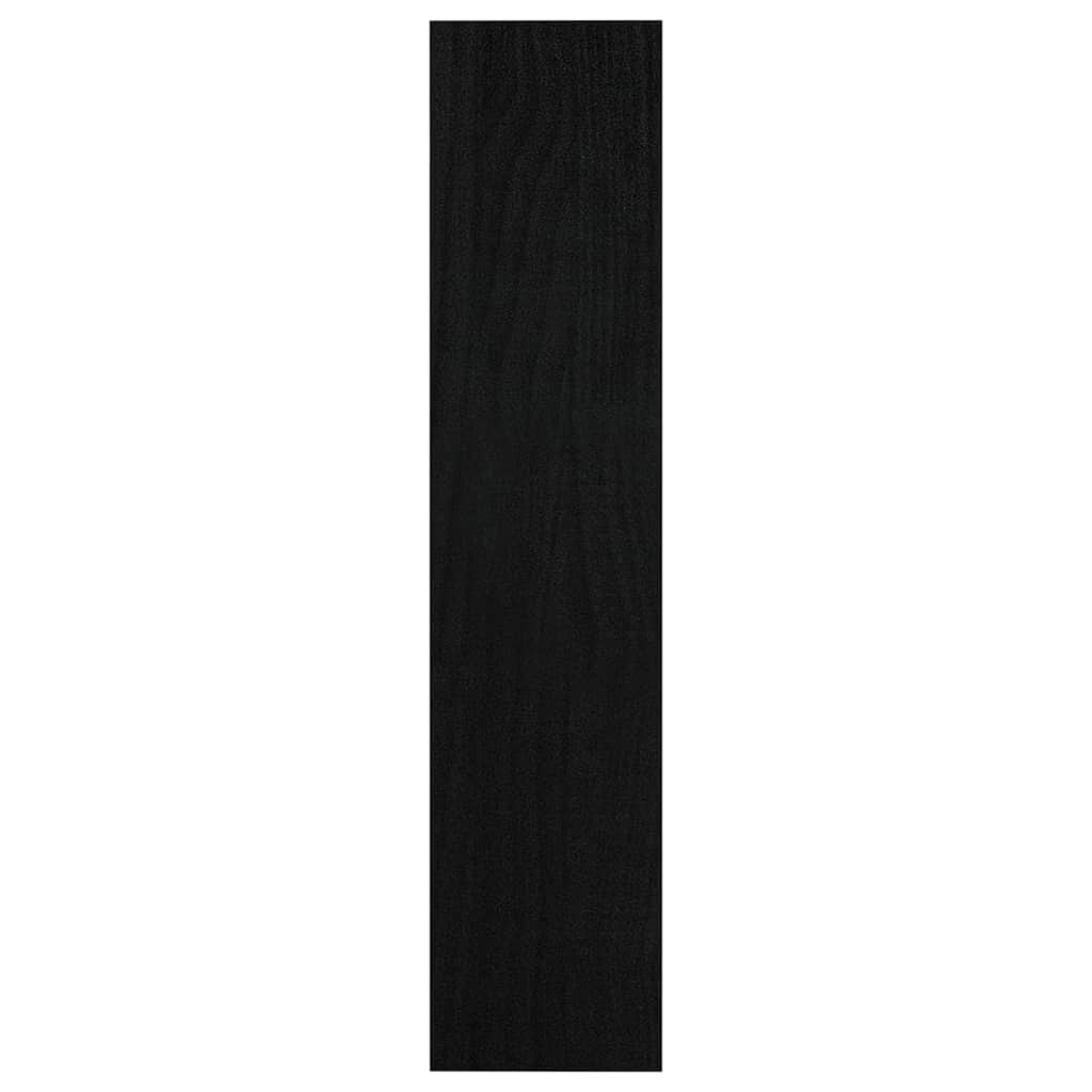 Spintelė/kambario pertvara, juoda, 100x30x135,5cm, pušis