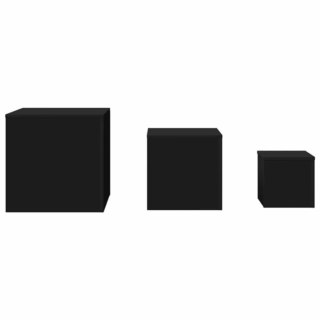 Side tables CARMEN I, black
