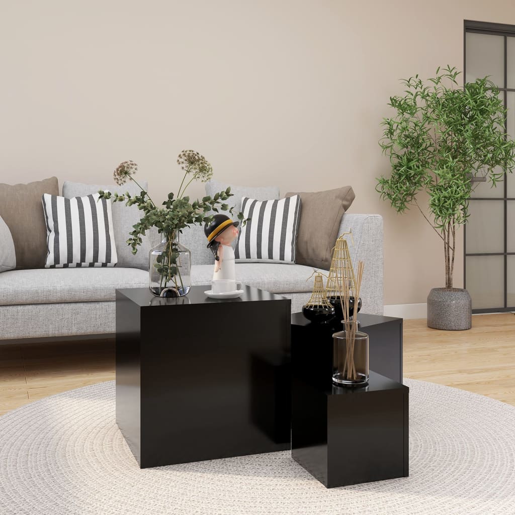 Side tables CARMEN I, black