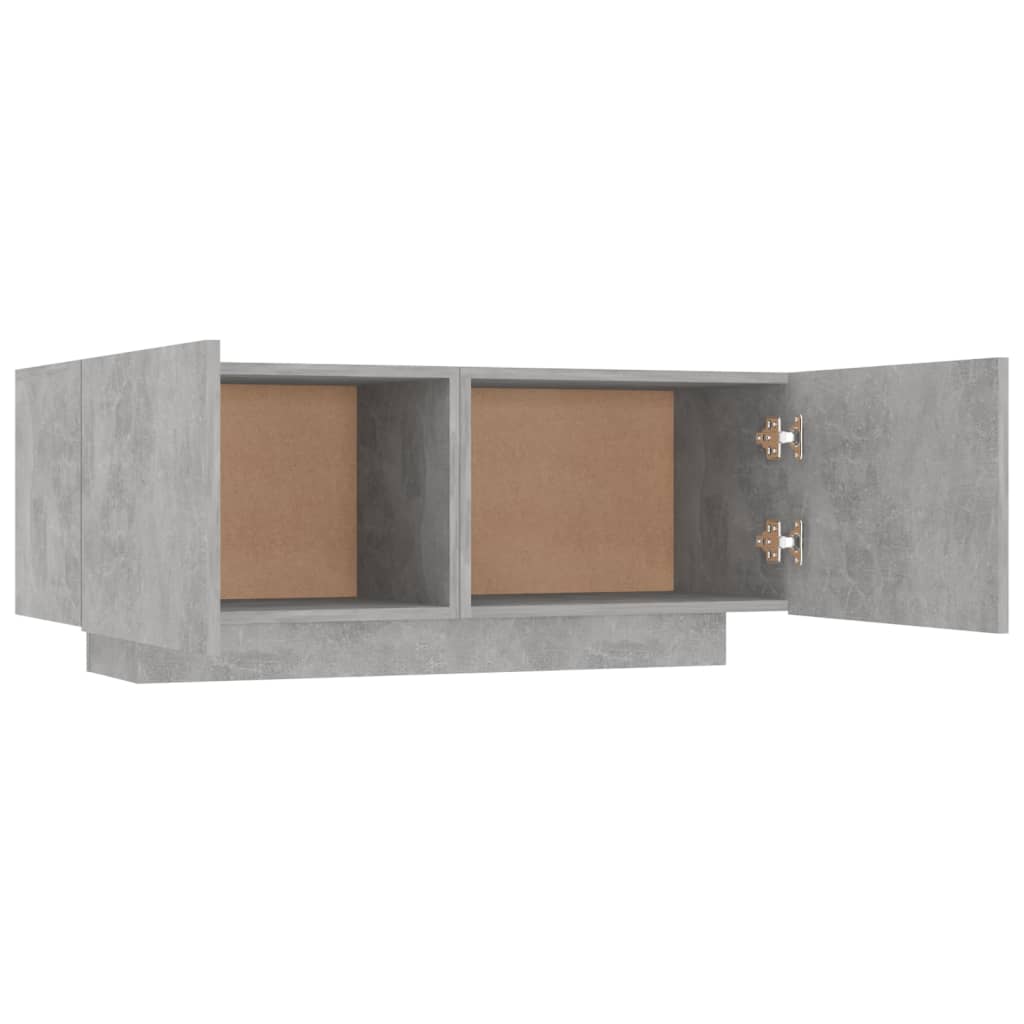 Naktsskapītis, betona pelēks, 100x35x40cm, MDF