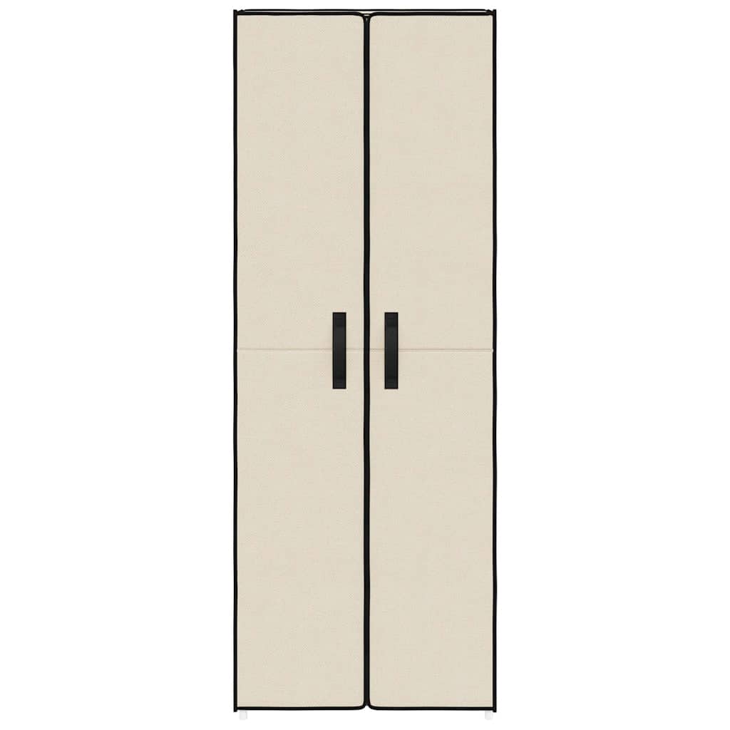 Shoe cabinet, cream, 60x30x166cm, fabric