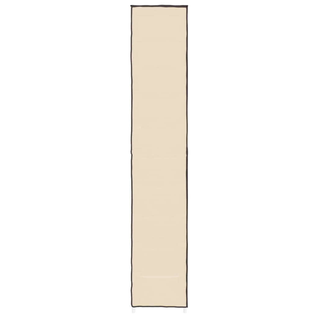 Shoe cabinet, cream, 60x30x166cm, fabric