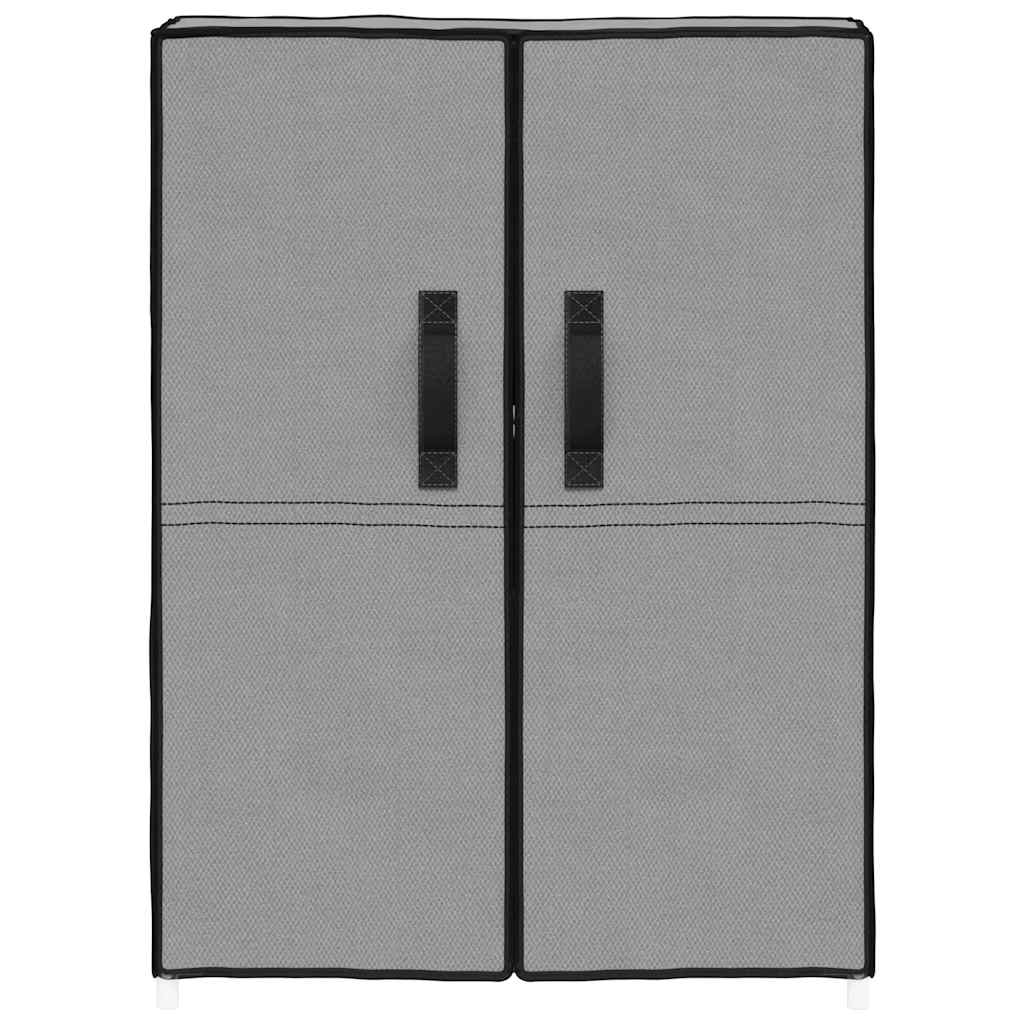 Shoe cabinet, grey, 60x28x90cm, fabric