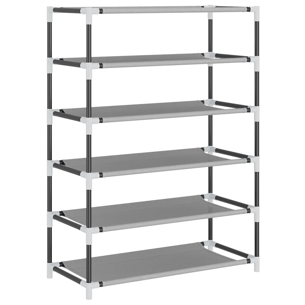 Shoe cabinet, grey, 60x28x90cm, fabric