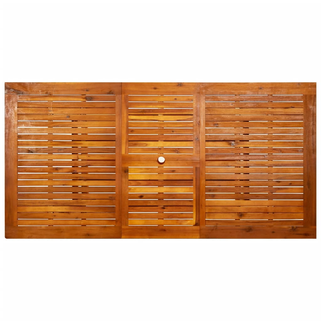 Garden dining table, (150–200)x100x75cm, solid acacia