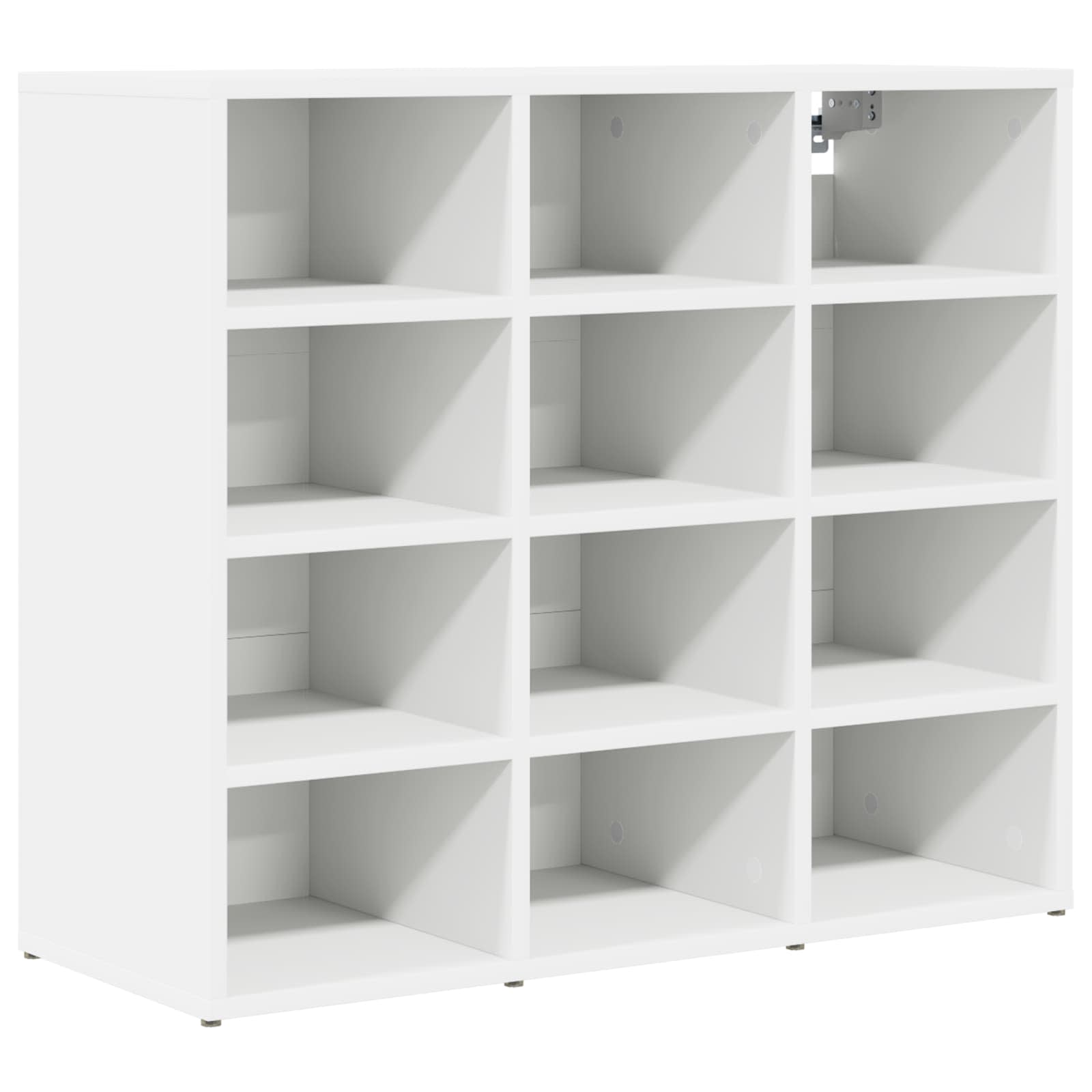 Shoe Cabinet White 77.5 x 30 x 67 cm Engineered Wood