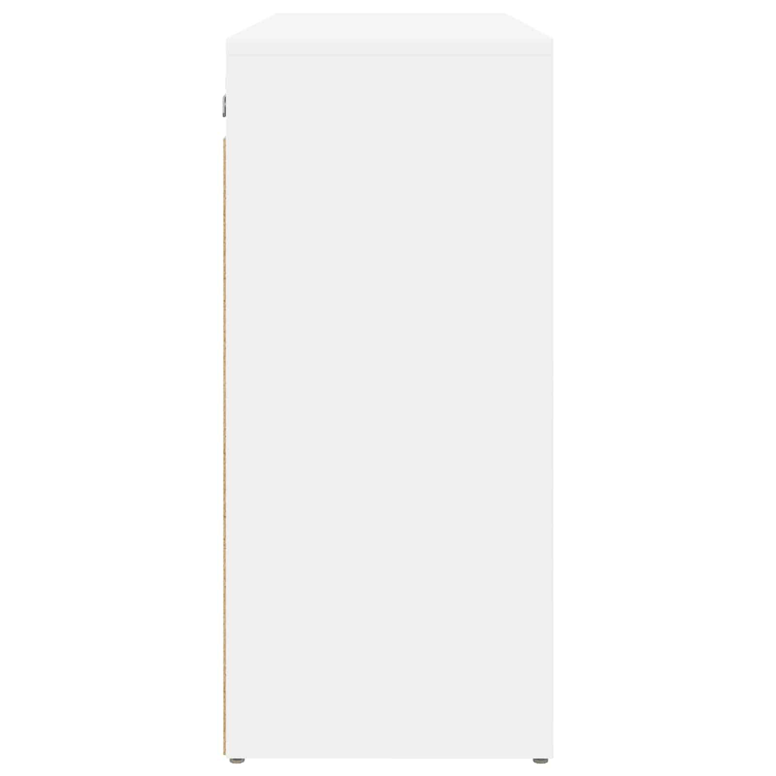Shoe Cabinet White 77.5 x 30 x 67 cm Engineered Wood