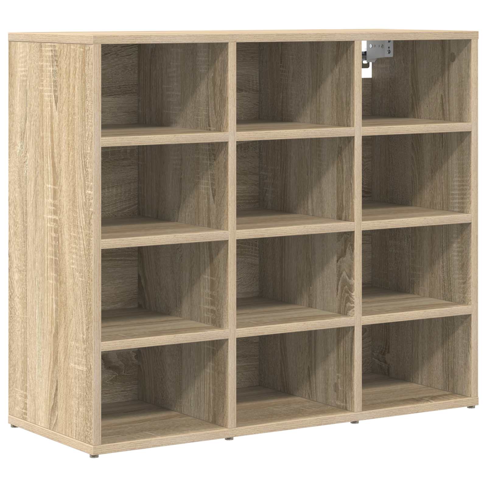 Shoe Cabinet Sonoma Oak 77.5x30x67 cm Engineered Wood