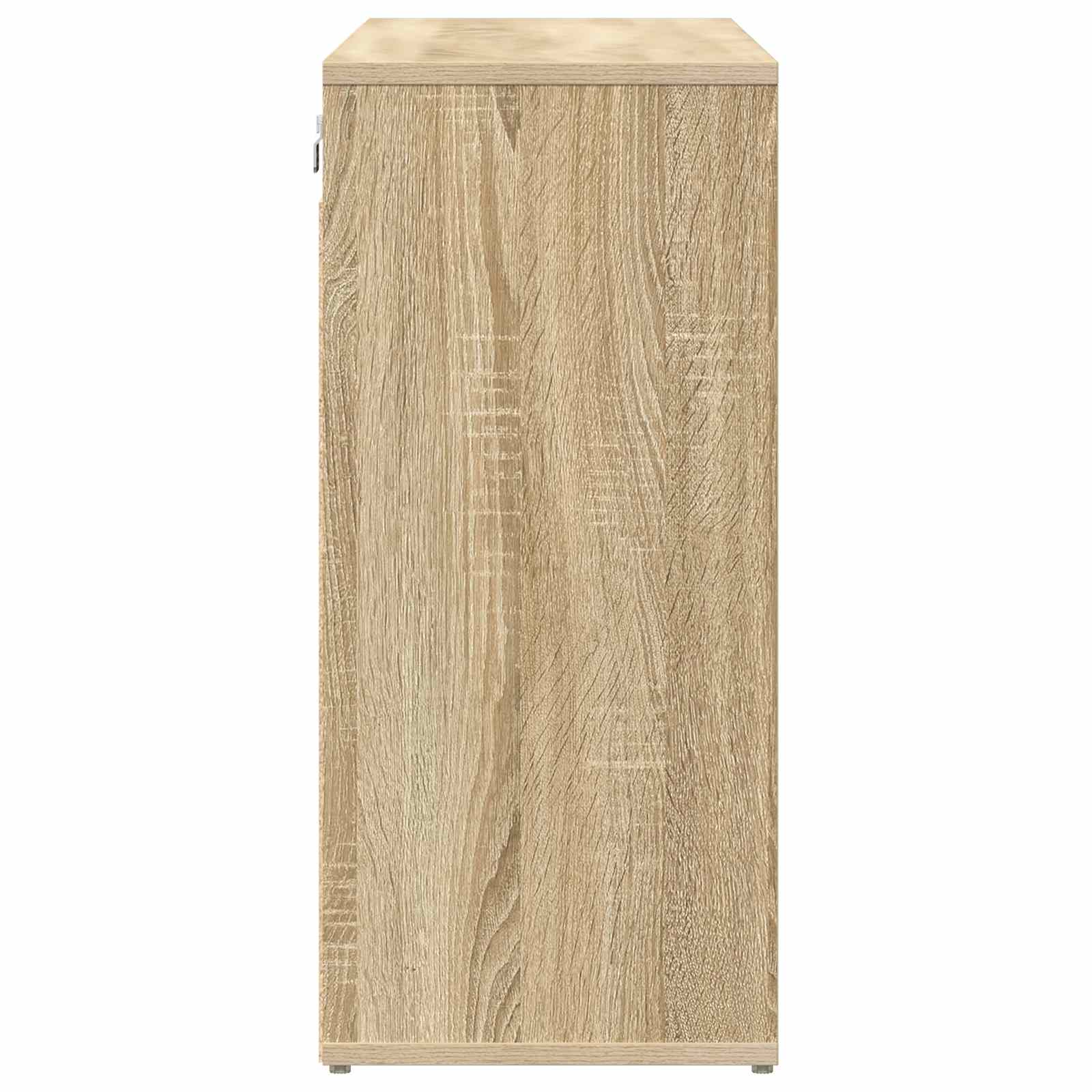 Shoe cabinet Sonoma oak 103 x 30 x 67 cm Engineered wood