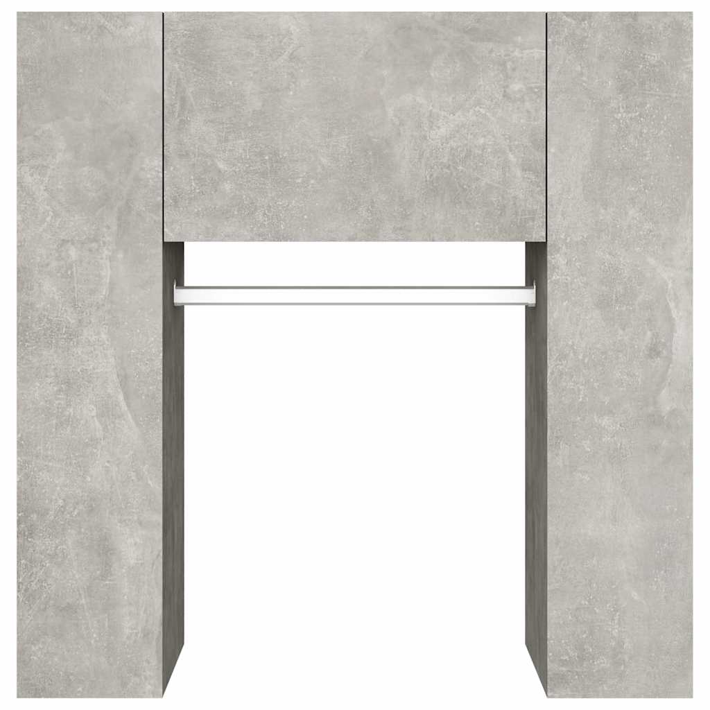 Koridoriaus spintelė, betono pilka, 97,5x37x99cm, mediena