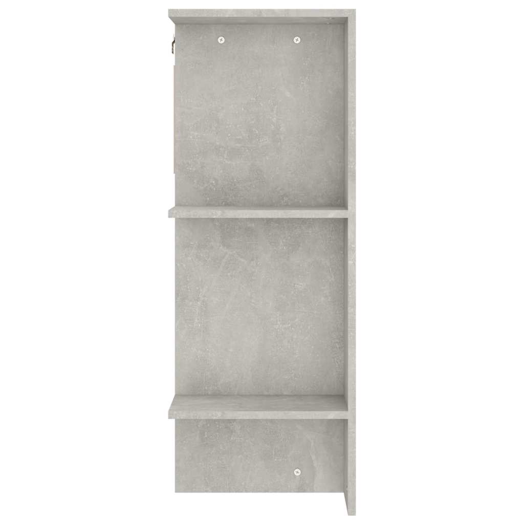 Koridoriaus spintelė, betono pilka, 97,5x37x99cm, mediena