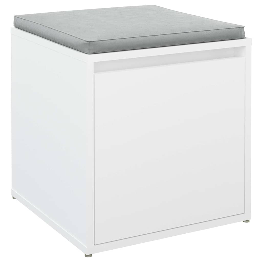 Drawer box, white, 40.5x40x40cm, treated wood