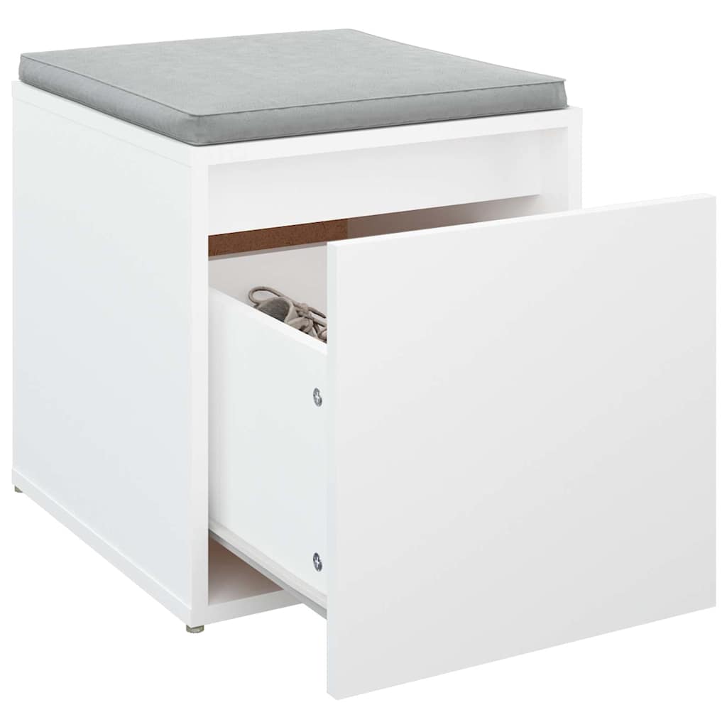 Drawer box, white, 40.5x40x40cm, treated wood