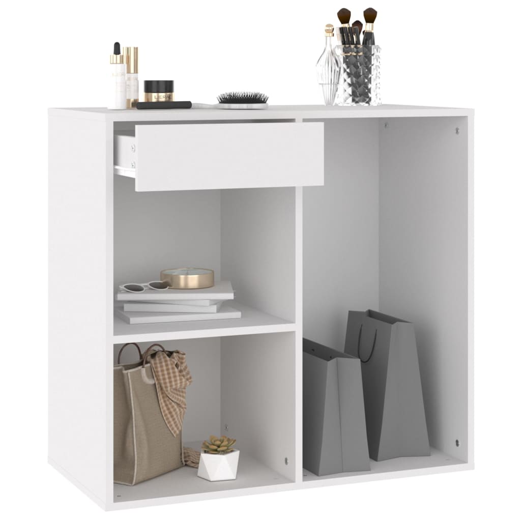 Cosmetic cabinet, white, 80x40x75cm, engineered wood