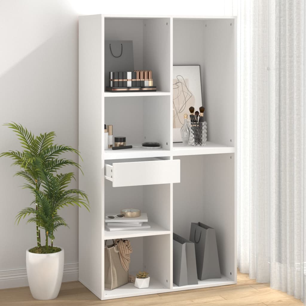 Cosmetic cabinet, white, 80x40x75cm, engineered wood