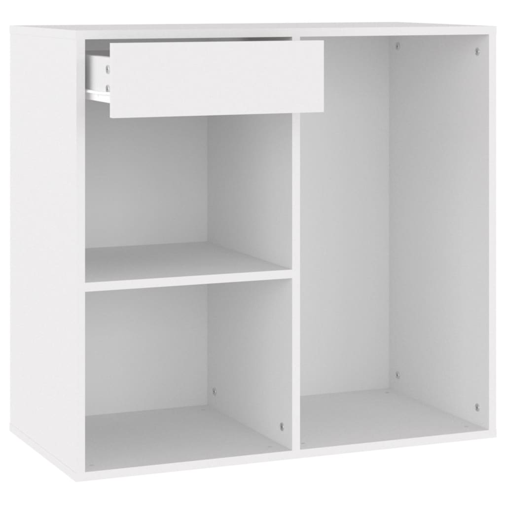Cosmetic cabinet, white, 80x40x75cm, engineered wood