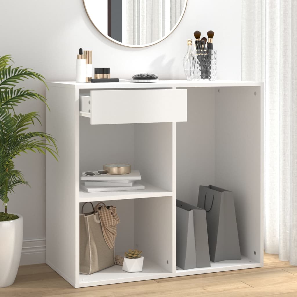 Cosmetic cabinet, white, 80x40x75cm, engineered wood