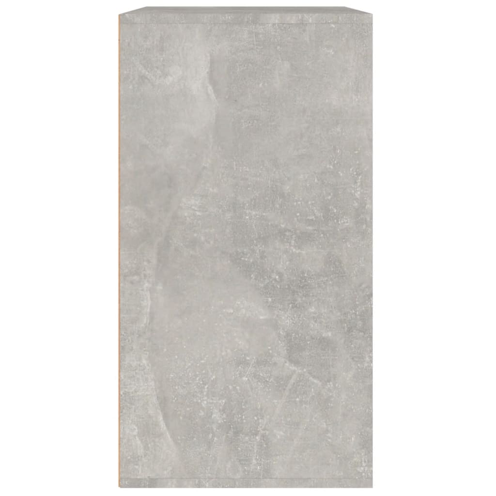 Makeup cabinet, concrete gray, 80x40x75cm, engineered wood