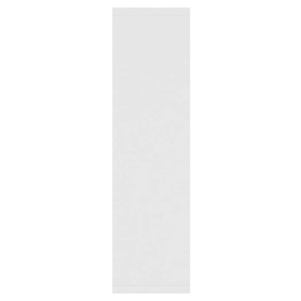 Veidrodinė spintelė su LED apšvietimu, balta, 76x15x55cm