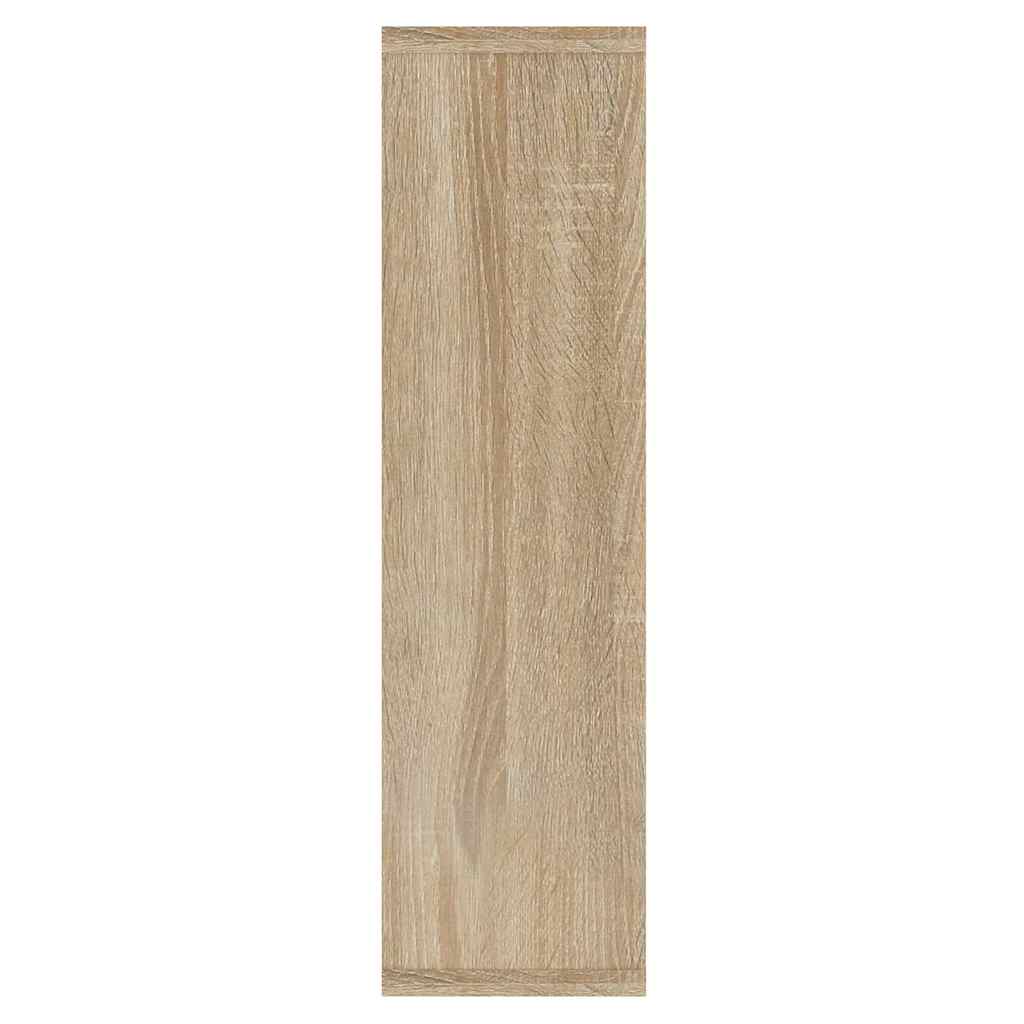 Spoguļa skapītis ar LED apgaismojumu, ozolkoka, 76x15x55cm
