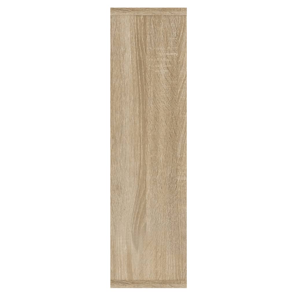 Veidrodinė spintelė su LED apšvietimu, ąžuolo, 76x15x55cm