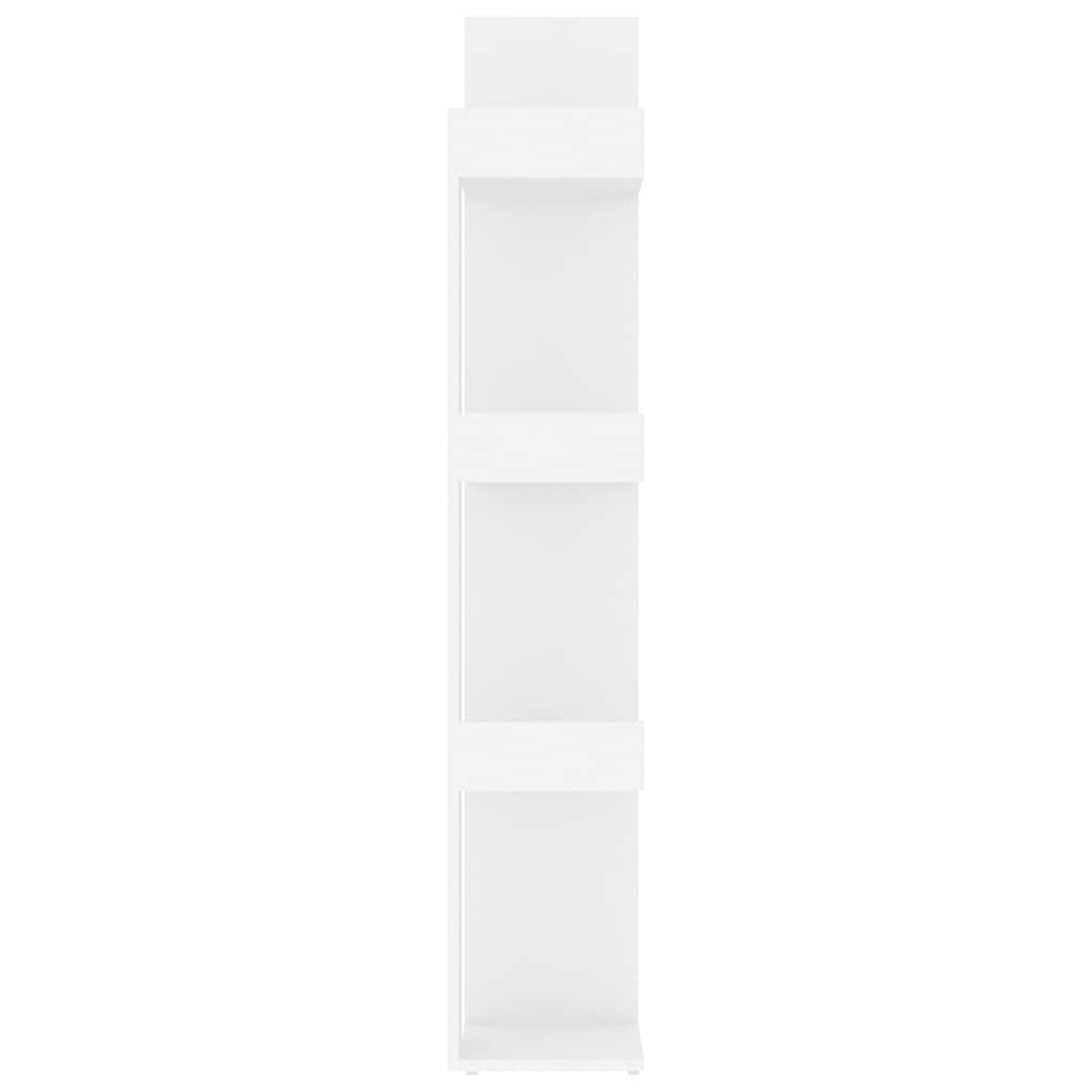 Spintelė knygoms, balta, 86x25,5x140cm, apdirbta mediena