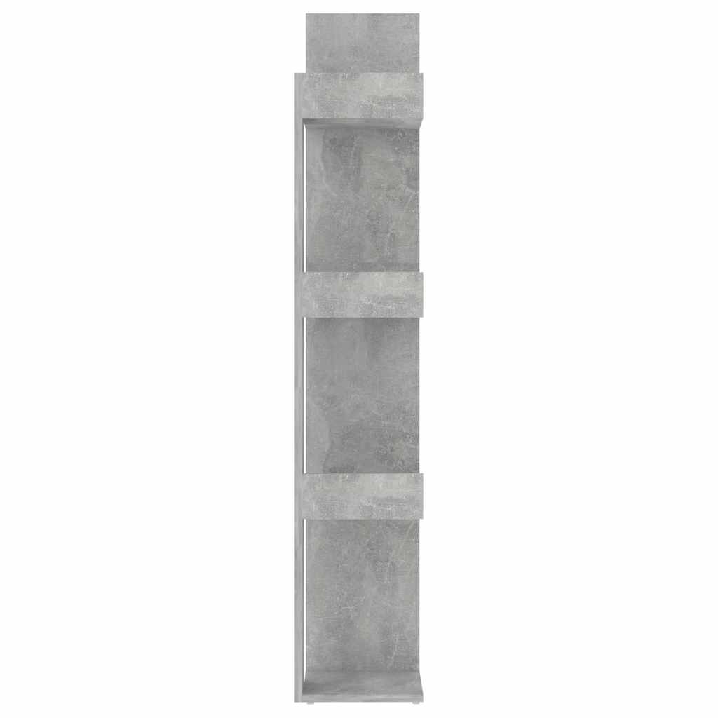 Spintelė knygoms, betono, 86x25,5x140cm, apdirbta mediena
