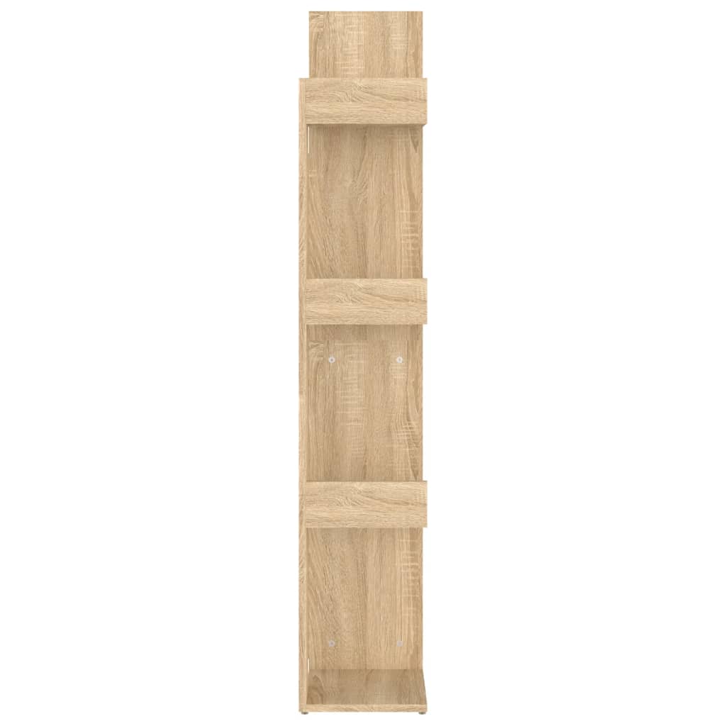 Spintelė knygoms, ąžuolo, 48x25,5x140cm, apdirbta mediena