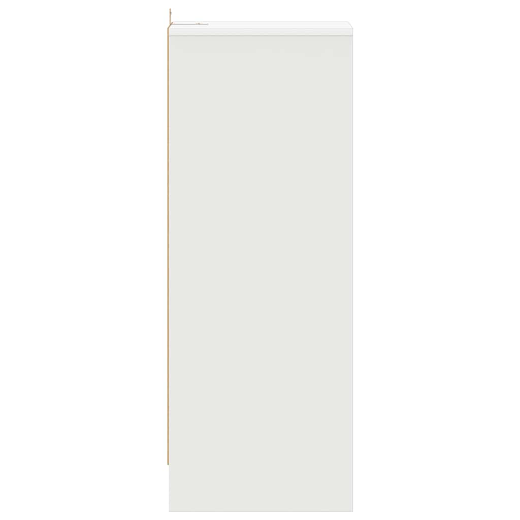 Spintelė batams, baltos spalvos, 31,5x35x90cm, apdirbta mediena