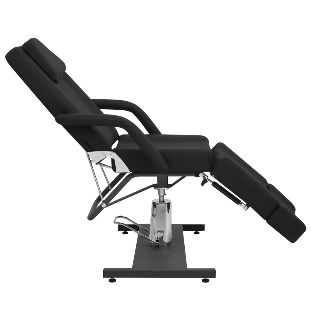 Cosmetic chair, black, 180x62x78cm, artificial leather