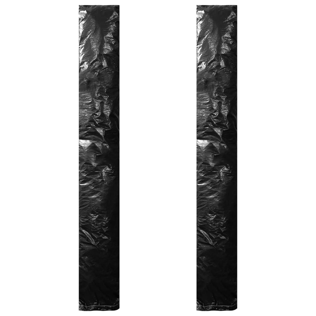 Skėčių uždangalai su užtrauktukais, 2vnt., 250cm, PE