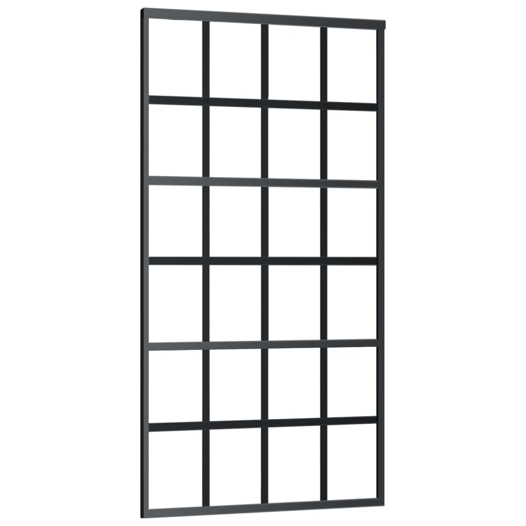 Stumdomos durys su įrangos rinkiniu, 102x205cm, ESG/aliuminis