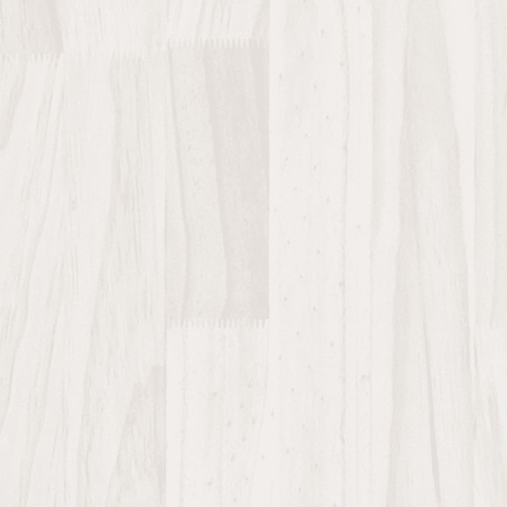 Bookcase, 5 shelves, white, 40x30x175cm, pine