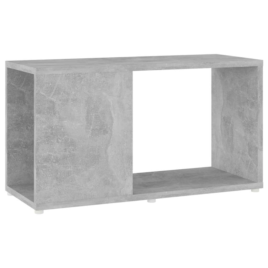 TV cabinet, concrete, 60x24x32cm, treated wood