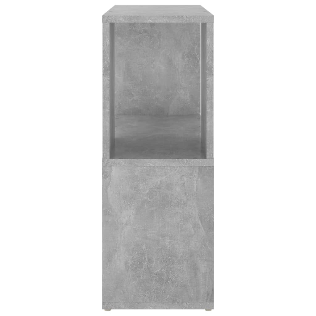 Spintelė knygoms, betono pilkos spalvos, 60x24x63cm, MDP