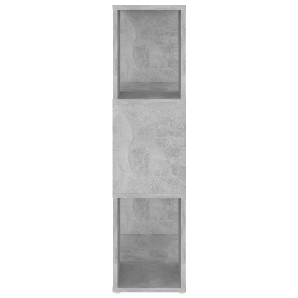 Spintelė knygoms/kambario pertvara, pilka, 60x24x94cm, MDP