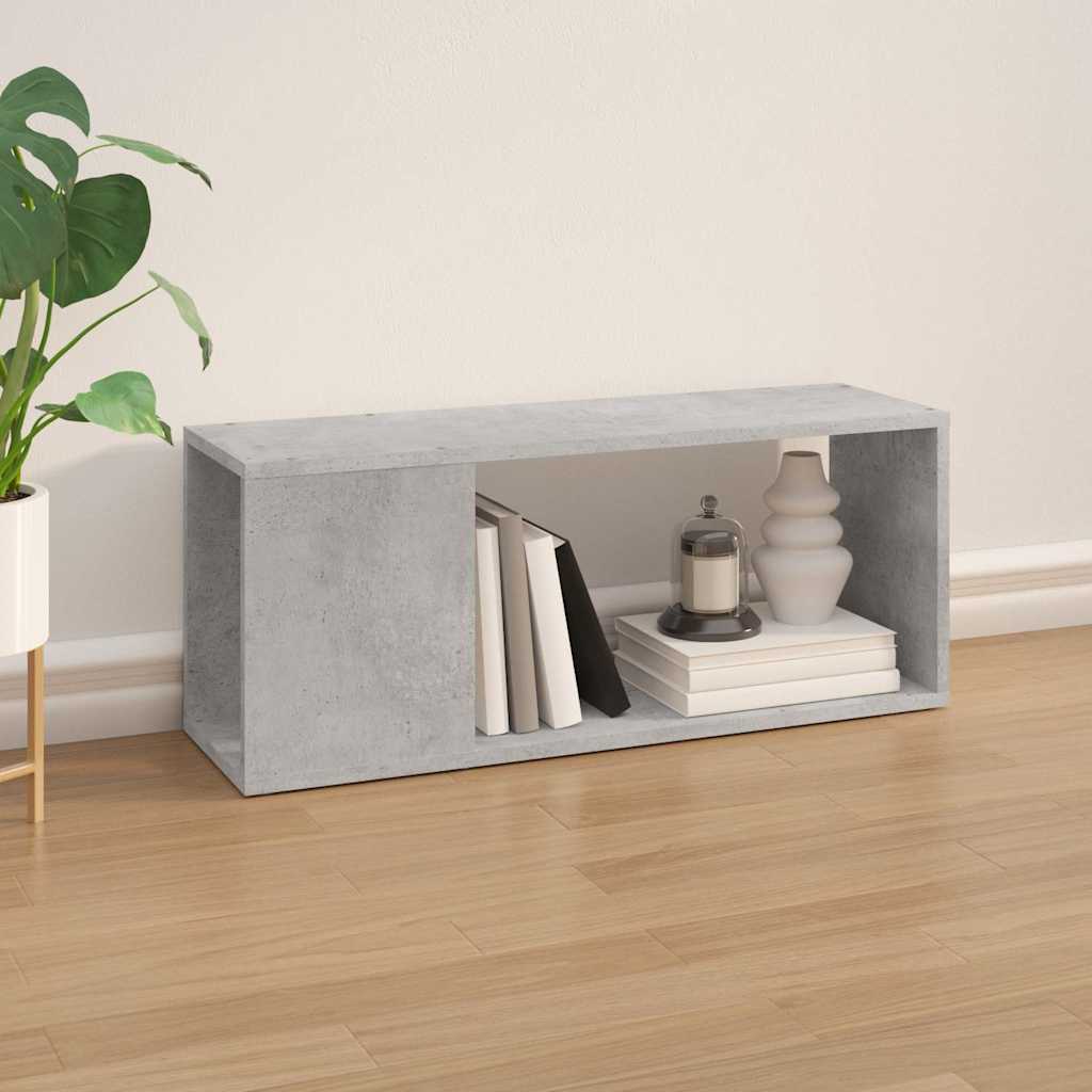 Televizoriaus spintelė, betono pilkos spalvos, 80x24x32cm, MDP