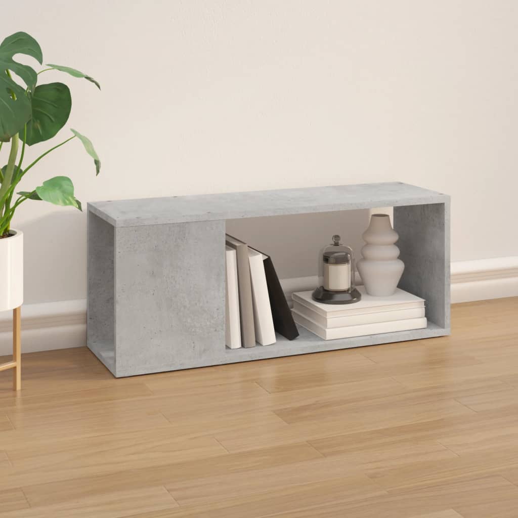 Televizoriaus spintelė, betono pilkos spalvos, 80x24x32cm, MDP