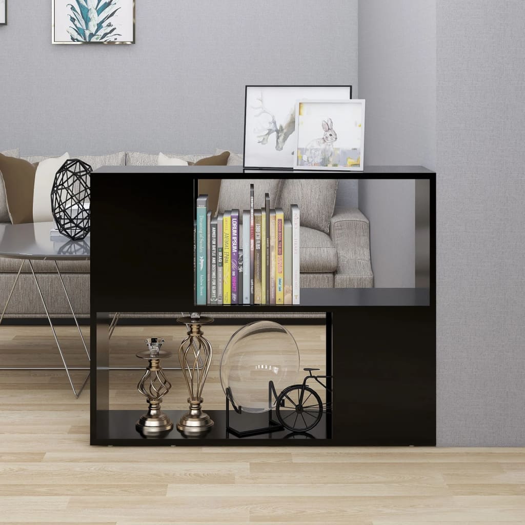 TV skapītis, melns, 80x24x63 cm, apstrādāta koksne