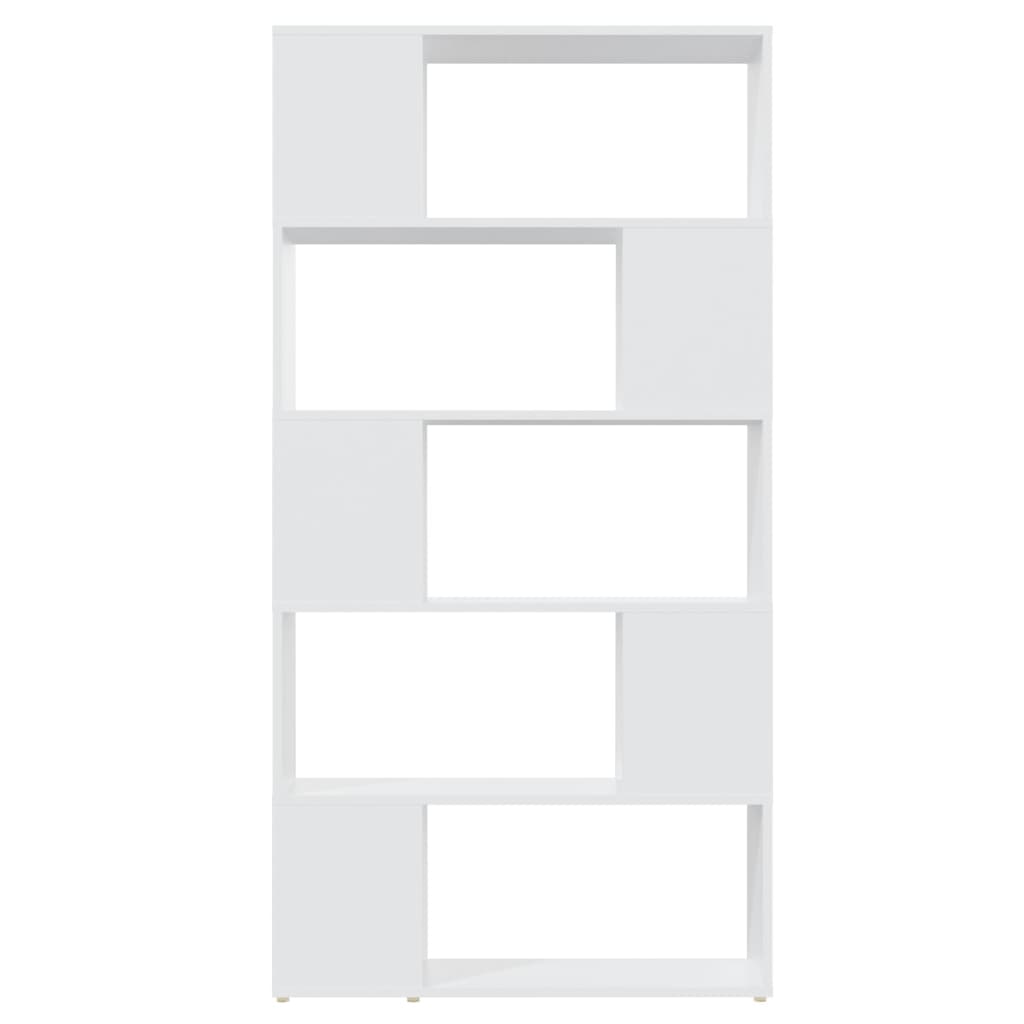 Bookcase/room divider, white, 80x24x155cm, particleboard