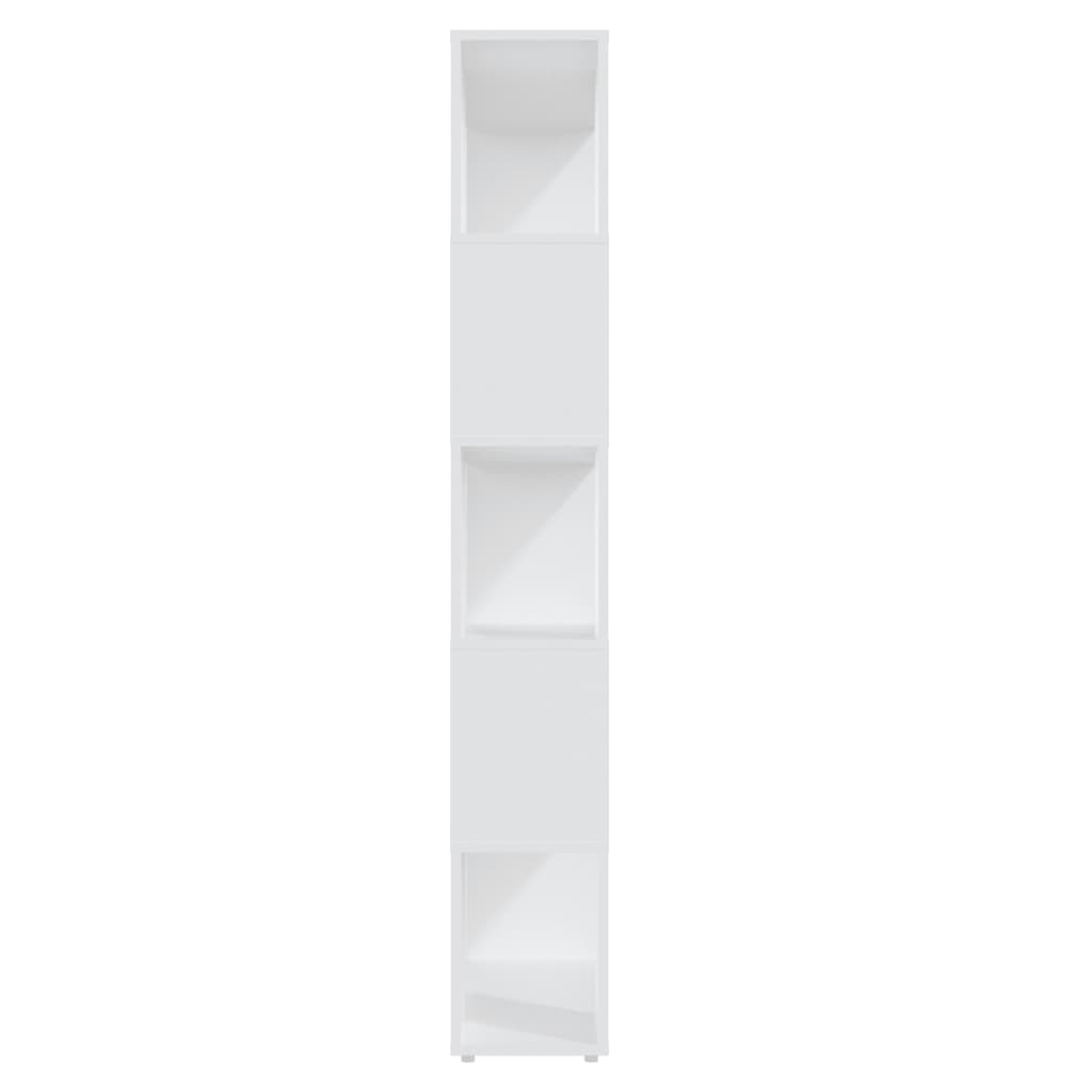 Bookcase/room divider, white, 80x24x155cm, particleboard