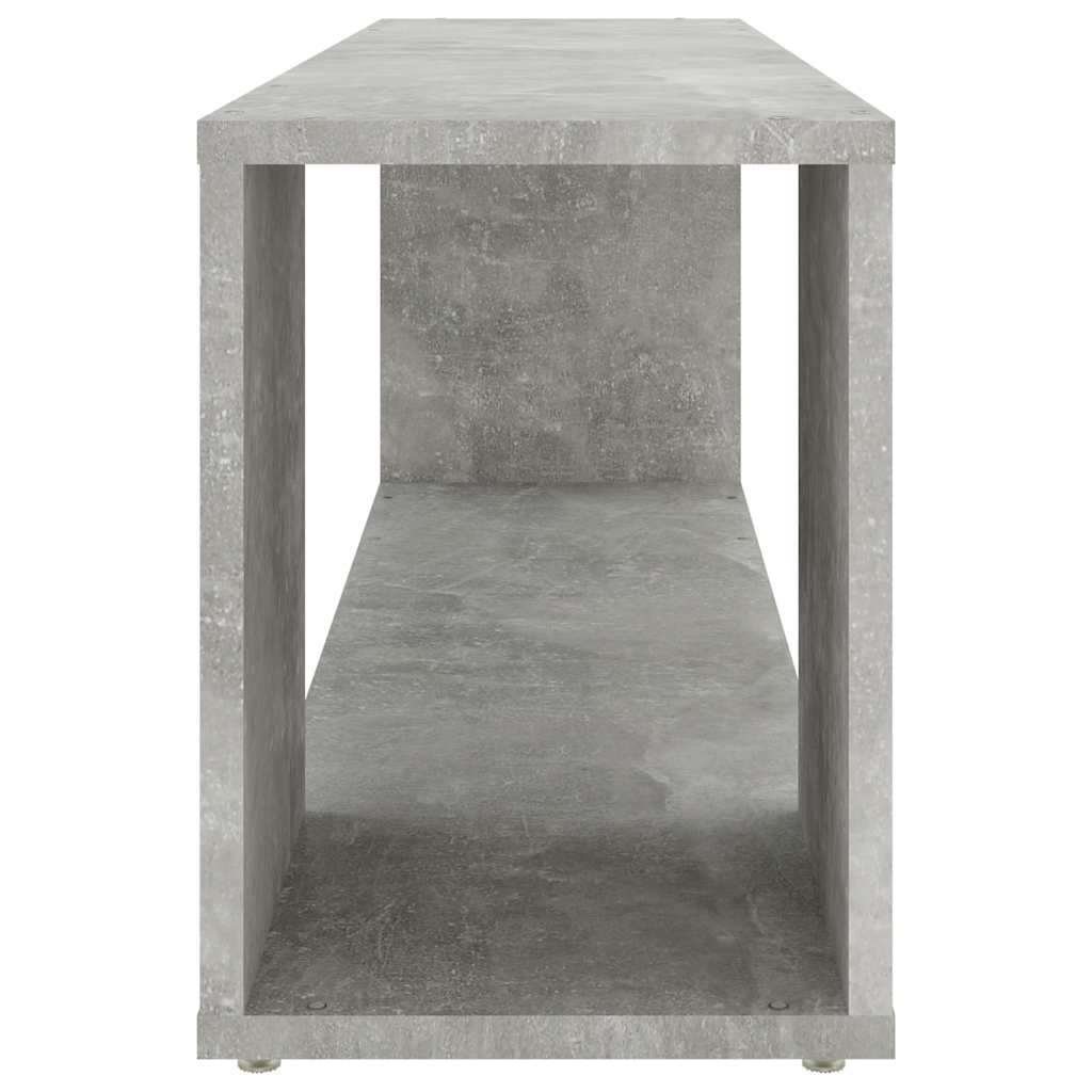 TV cabinet, concrete, 100x24x32cm, reclaimed wood