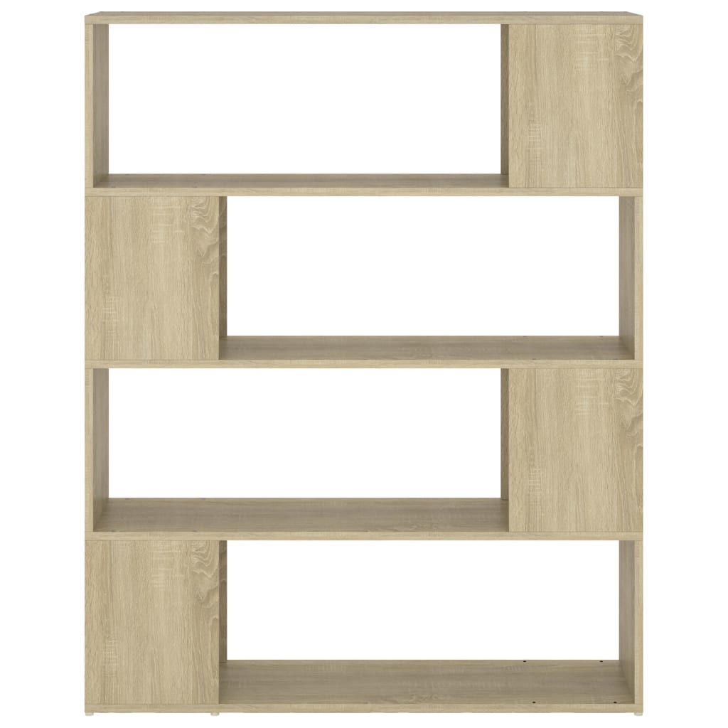 Grāmatu plaukts/istabas nodalījums, ozolkoks, 100x24x124cm