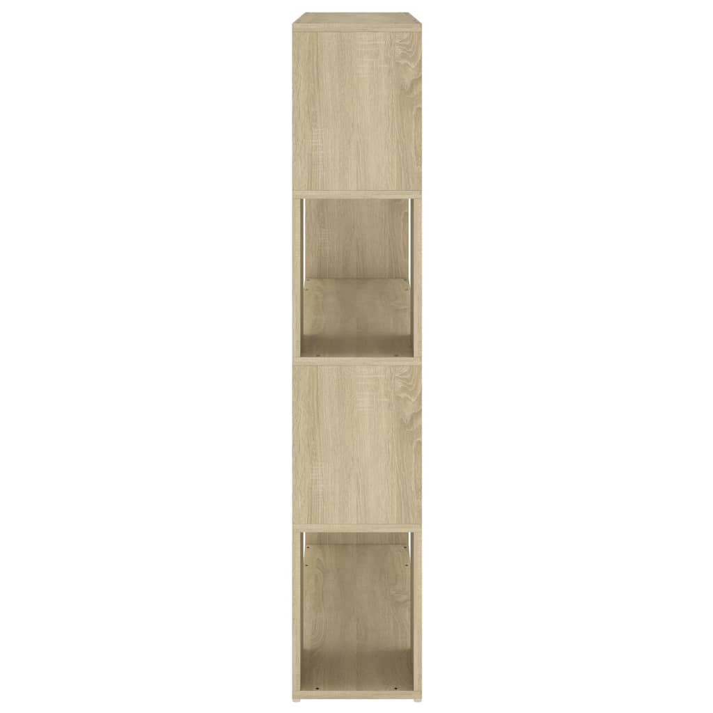 Grāmatu plaukts/istabas nodalījums, ozolkoks, 100x24x124cm