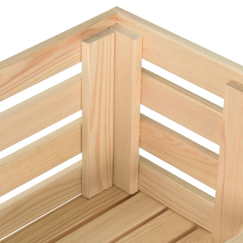 Vegetable trolley, 77x30x80cm, solid pine wood