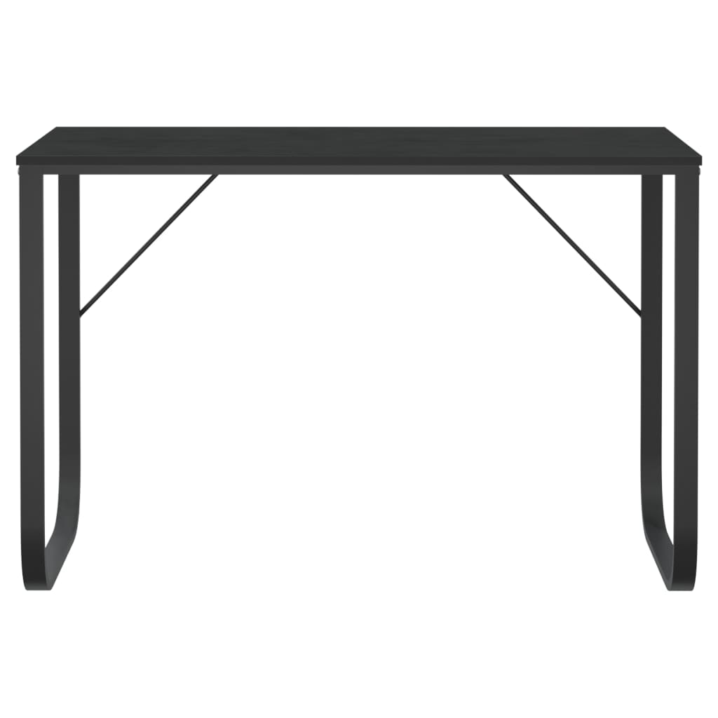 Kompiuterio stalas, juodos spalvos, 110x60x73cm, MDP