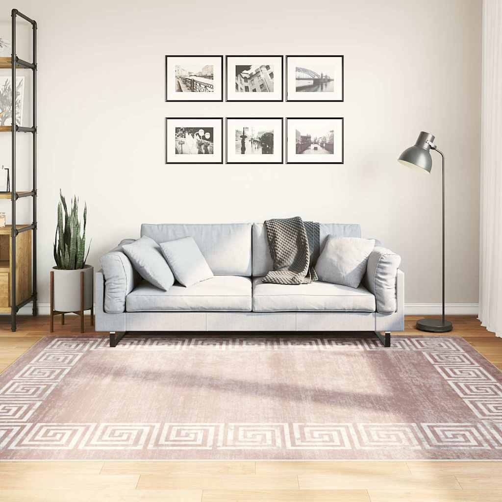 Rug, sand-colored, 160x230cm, non-slip, washable